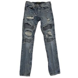 PACSUN Vertical Stretch Stacked Skinny Jeans